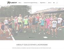 Tablet Screenshot of goldstarlax.com